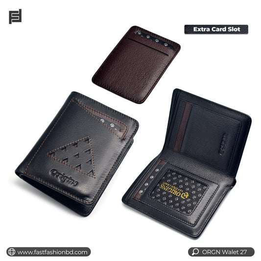 Pocket Size Premium Quality Leather Wallet for Men | ORGN Wallet 28