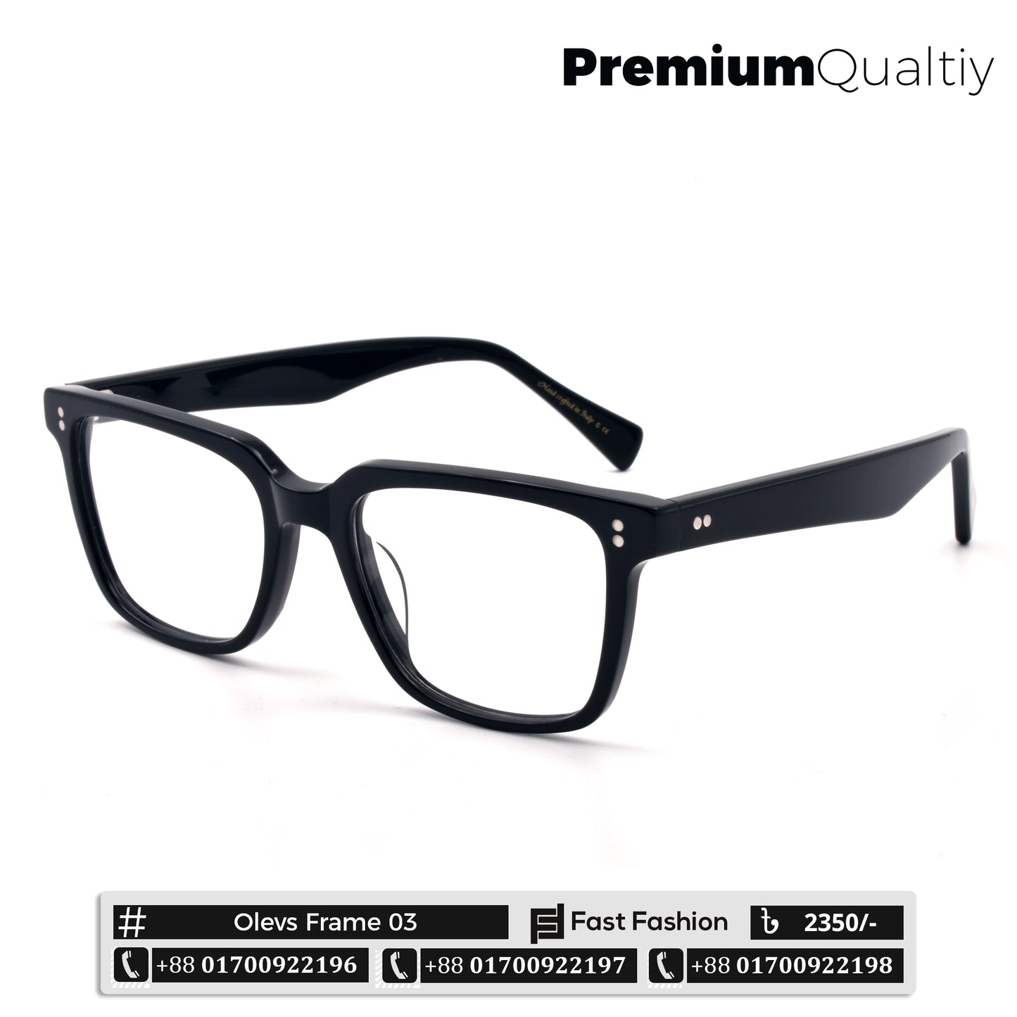 Premium Quality Trendy Stylish Optic Frame | Olevs Frame 03