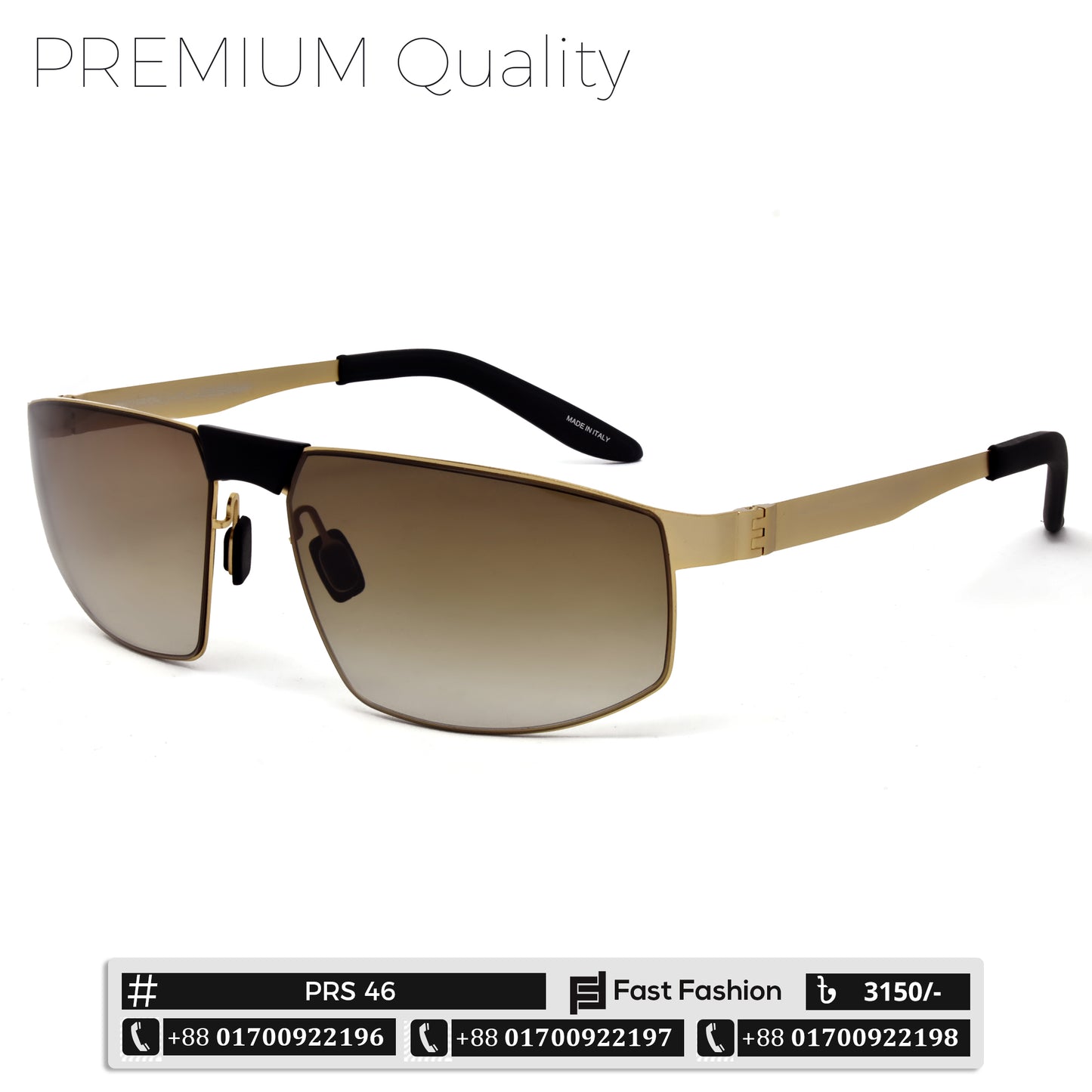 Royal Premium Quality Poly Carbon Sunglass for Men | PRS 46