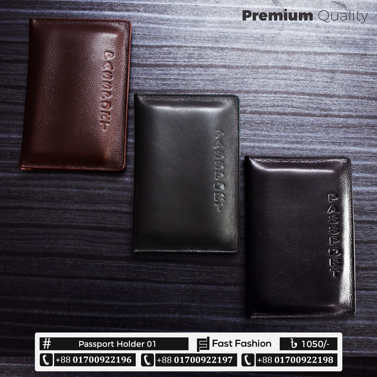 Premium Quality Original Leather Passport Holder | Passport Holder 01