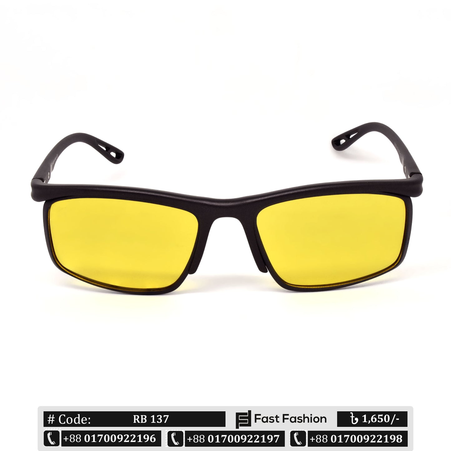 Premium Quality Sporty Stylish Night Vision Sunglass for Men | RB 137