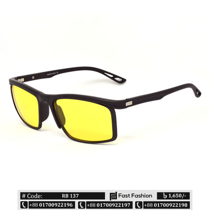 Premium Quality Sporty Stylish Night Vision Sunglass for Men | RB 137