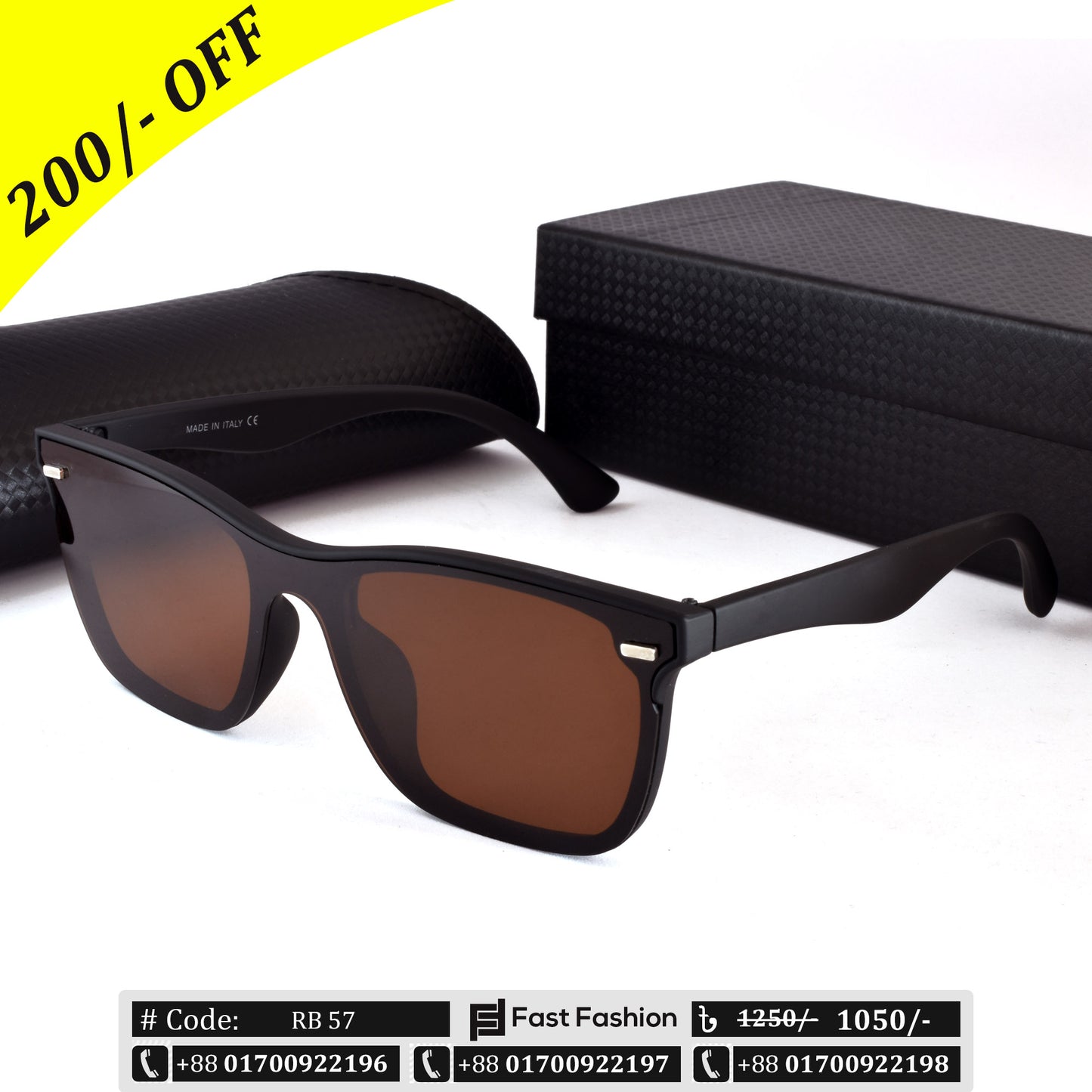 Trendy Stylish Cool Looking Sunglass for Men | RB 57 | Online Sunglass in Bangladesh