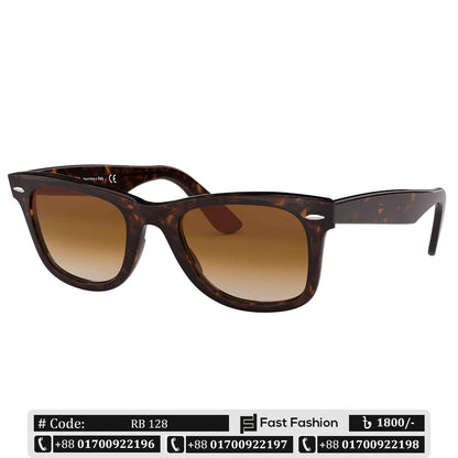 Classic Premium Quality Brown Wayfarer Sunglass for Men | RB 128