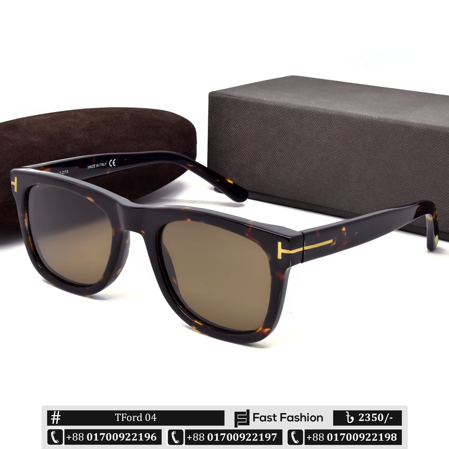 Premium Quality Stylish Wayfarer Shape Sunglass for Men | TFord 04
