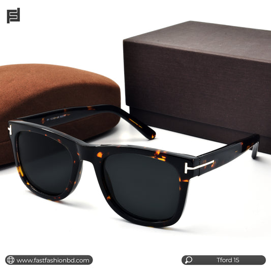 Premium Quality Stylish Wayfarer Shape Sunglass for Men | TFord 15