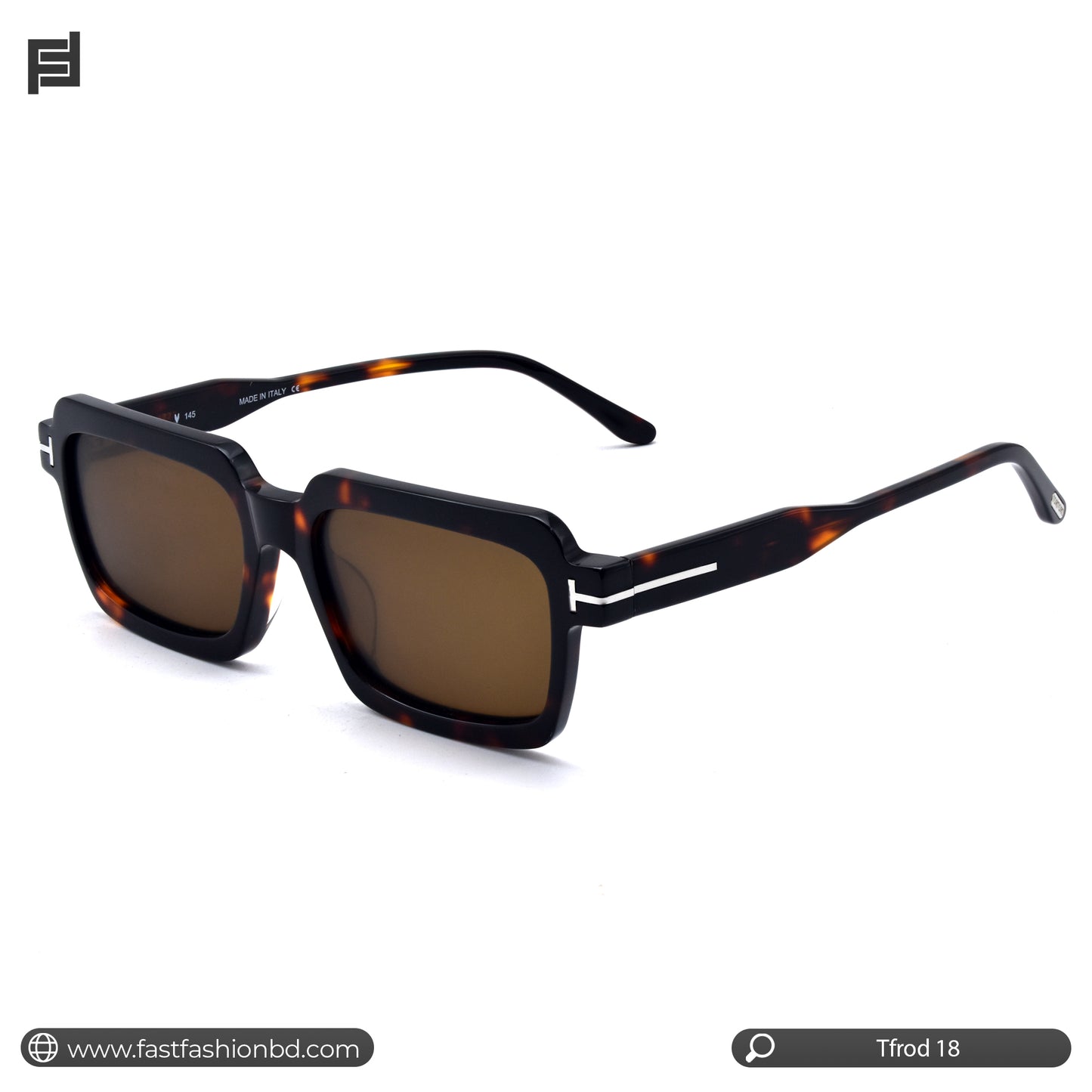Premium Quality Stylish Wayfarer Shape Sunglass for Men | TFord 18