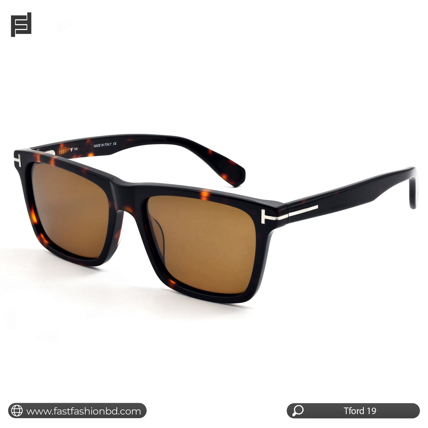 Premium Quality Stylish Wayfarer Shape Sunglass for Men | TFord 19