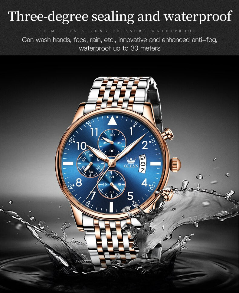 Brand New Original OLEVS Premium Quality Watch - OLEVS Watch 09