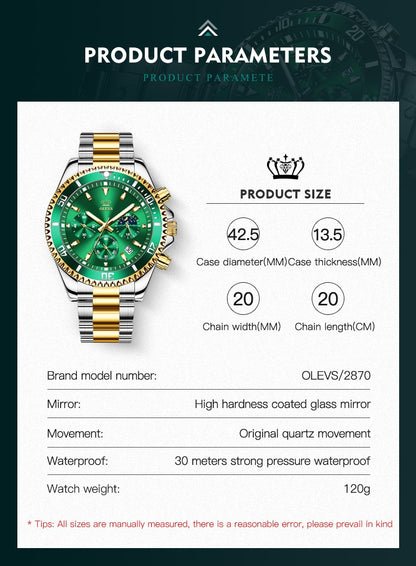 Brand New Original OLEVS Premium Quality Watch - OLEVS Watch 02