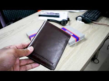 4 Part Pocket Size Premium Quality Leather Wallet for Men | ORGN Wallet 01
