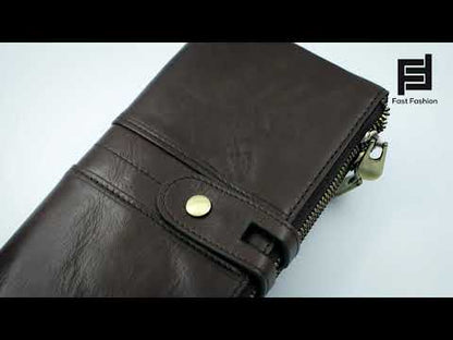 Original KAVI's Long Wallet | Original Leather Imported From China | KAVIS Long 04