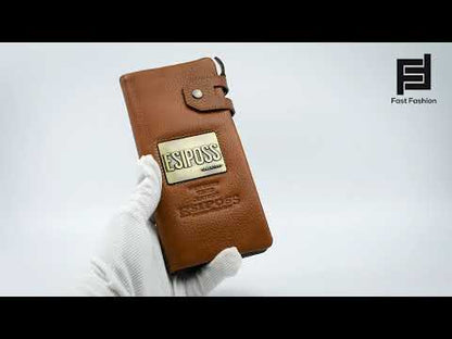 Original Esiposs Leather Long Wallet | Mobile Size Wallet | EPS Long 16