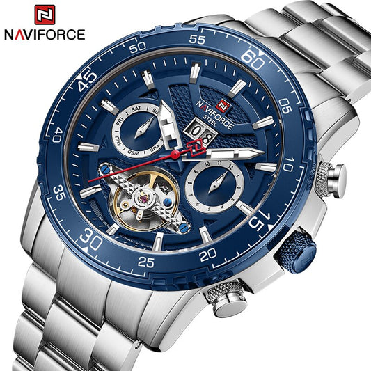 Luxury Original Premium Quality NAVIFORCE Waterproof Mechanical Watch | NF 62